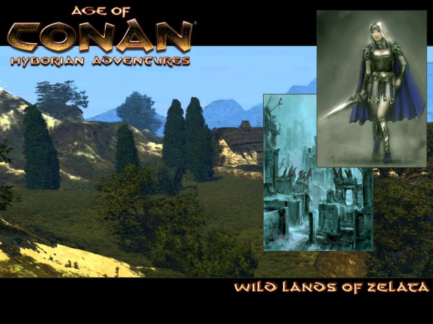 Обои картинки фото age, of, conan, hyborian, adventures, видео, игры