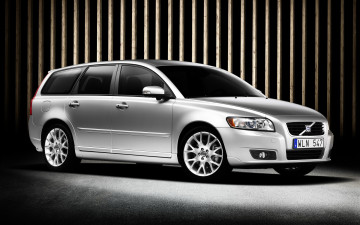 обоя volvo, v50, автомобили