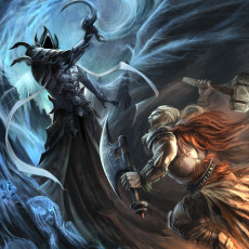 Картинка diablo+iii +reaper+of+souls видео+игры reaper of souls diablo iii арт демон варвар