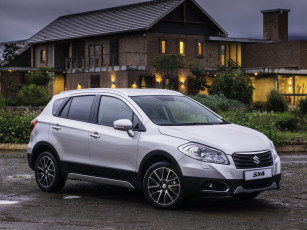 обоя автомобили, suzuki, sx4, za-spec, зеленый, 2014