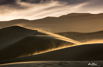 Картинка природа пустыни небо ветер песок барханы дюны облака