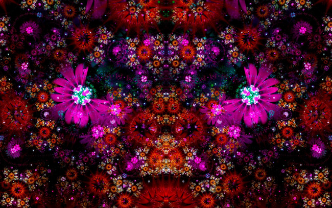 Обои картинки фото 3д графика, fractal , фракталы, цвета, узор, фон