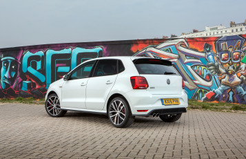 Картинка автомобили volkswagen светлый 2014г typ 6r uk-spec 5-door gti polo