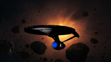 Картинка видео+игры -+star+trek+constellation вселенная полет космический корабль метеориты