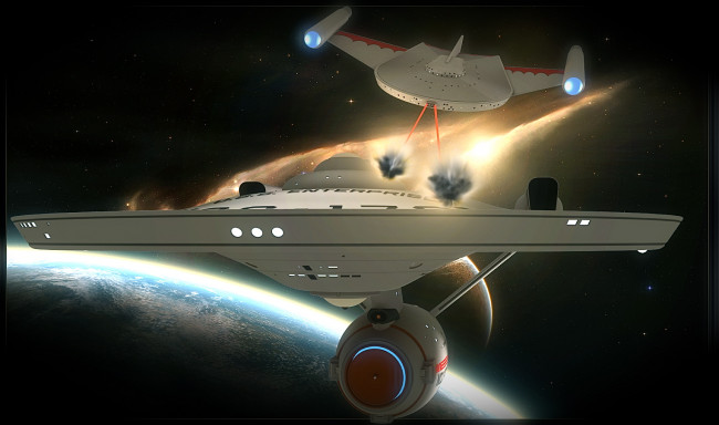 Обои картинки фото видео игры, - star trek constellation, планета, вселенная, полет, космический, корабль