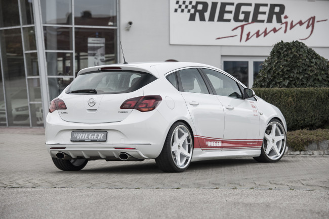 Обои картинки фото автомобили, opel, j, 5-door, astra, rieger, 2014г