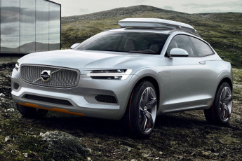 обоя volvo xc coupe 2014, автомобили, volvo, кроссовер, металлик, серебристый, 2014, coupe, xc