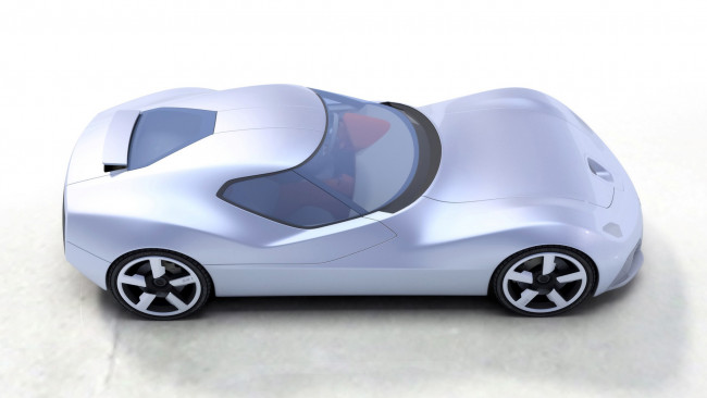 Обои картинки фото toyota concept, автомобили, 3д, toyota, concept, белый, фон, car, 3d