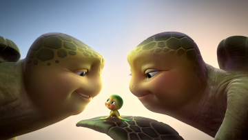 обоя a turtle`s tale 2,  sammy`s escape from paradise, мультфильмы, sammy`s avonturen 2, персонажи