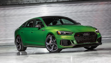 Картинка audi+rs-5+sportback+2019 автомобили audi sportback rs-5 зелёный 2019