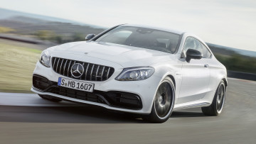 Картинка mercedes-benz+amg+c-63+s+coupe+2019 автомобили mercedes-benz белый 2019 amg coupe s c-63