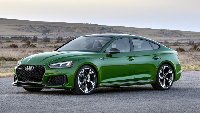 Обои картинки фото audi rs-5 sportback 2019, автомобили, audi, зелёный, 2019, rs-5, sportback