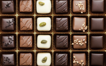 Картинка еда конфеты +шоколад +сладости коробка шоколадные сладости ассорти