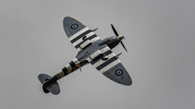 Обои картинки фото авиация, боевые самолёты, spitfire, британский, войны, истребитель