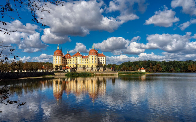 Обои картинки фото moritzburg castle, города, замок морицбург , германия, moritzburg, castle