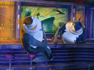 обоя мультфильмы, shark, tale