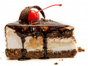 Картинка еда пирожные кексы печенье ягода шоколад вишенка крем сладкое