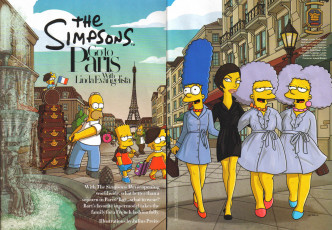 Картинка мультфильмы the simpsons симпсоны в париже