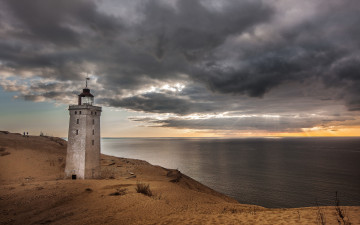 Картинка природа маяки маяк пляж океан
