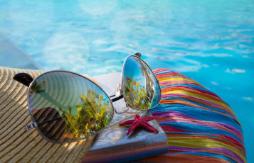 Картинка разное одежда +обувь +текстиль +экипировка beach summer пляж лето glasses sun vacation accessories очки песок отдых море