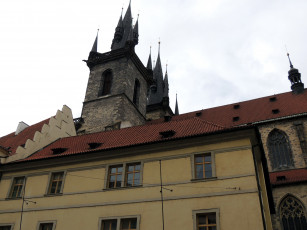 Картинка города прага+ Чехия шпили