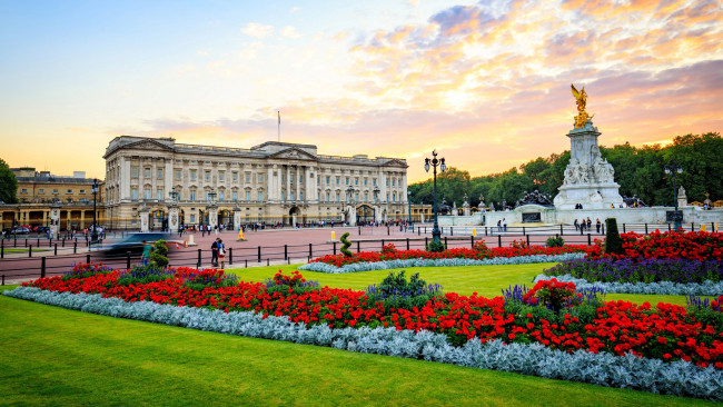 Обои картинки фото города, лондон , великобритания, buckingham, palace