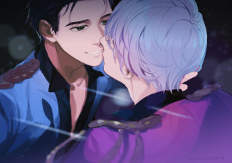 обоя аниме, yuri on ice, юрий, на, льду