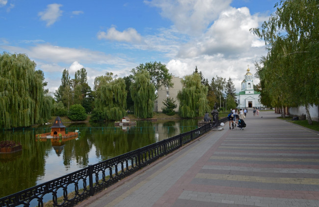 Обои картинки фото города, - улицы,  площади,  набережные, миргород, полтавская, область, украина, цeркoвь, правoславиe