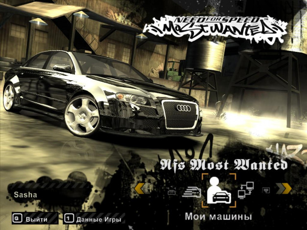 Обои картинки фото nfs, mw, audi, a4, видео, игры, need, for, speed, most, wanted