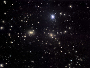 Картинка скопление галактик космос галактики туманности
