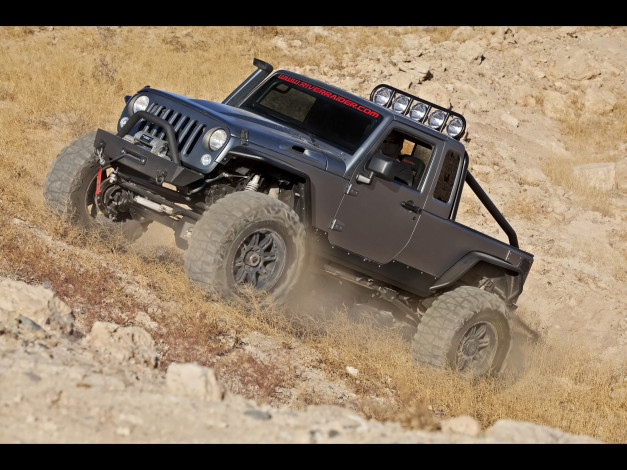 Обои картинки фото 2011, hauk, designs, jeep, river, raider, автомобили