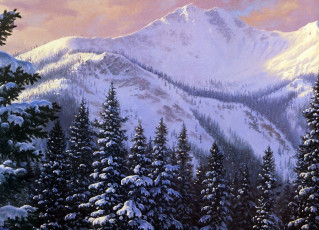 Картинка mark keathley рисованные гора