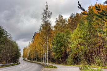 Картинка природа дороги финляндия