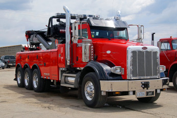 Картинка peterbilt+tow+truck автомобили peterbilt грузовик тяжёлый