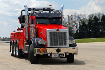 Картинка peterbilt+tow+truck автомобили peterbilt грузовик тяжёлый