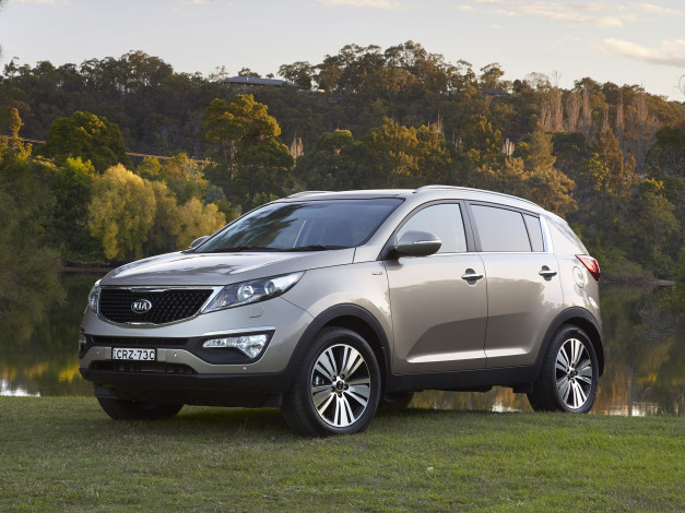 Обои картинки фото автомобили, kia, sportage, 2014г, au-spec