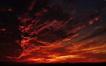 Картинка природа восходы закаты небо облака