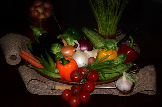 Обои картинки фото еда, овощи, изобилее, помидоры, томаты