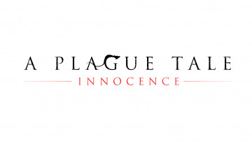 обоя видео игры, a plague tale,  innocence, надпись, название, белый, фон