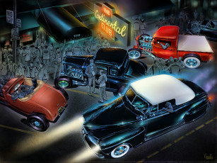 Картинка автомобили рисованные wallpaper