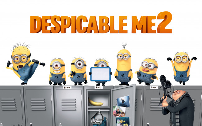 Обои картинки фото despicable, me, мультфильмы, гадкий, Я, 2