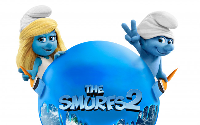 Обои картинки фото the, smurfs, мультфильмы, смурфики, 2