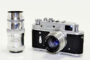 Картинка бренды -+другое фотоаппарат зоркий объектив серебристый камера