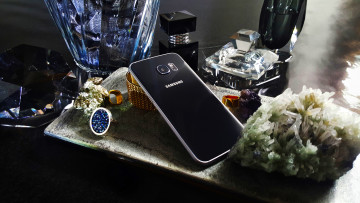 обоя samsung galaxy s-6 android, бренды, samsung, драгоценности, кристаллы, минералы, самсунг, камни, смартфон, телефон