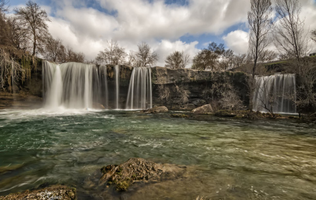 Обои картинки фото природа, водопады, река, водопад