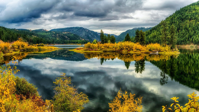 Обои картинки фото lake alva, montana, природа, реки, озера, lake, alva