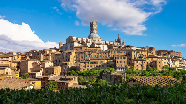 Обои картинки фото siena, italy, города, - панорамы