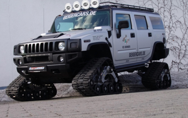 Обои картинки фото автомобили, hummer, белый