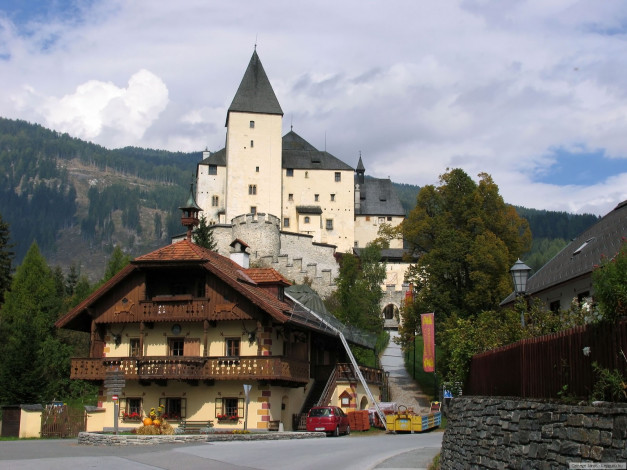 Обои картинки фото австрия, города, дворцы, замки, крепости
