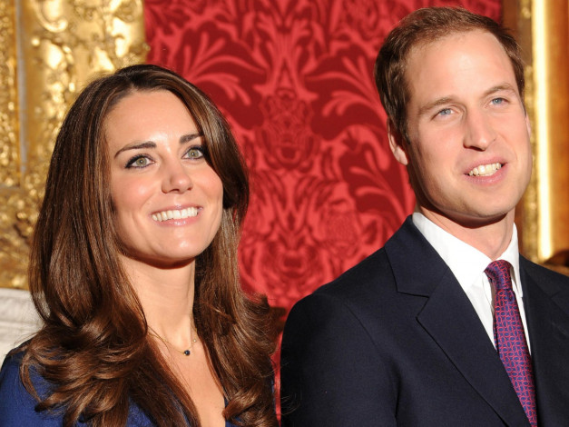 Обои картинки фото разное, знаменитости, william, prince, kate